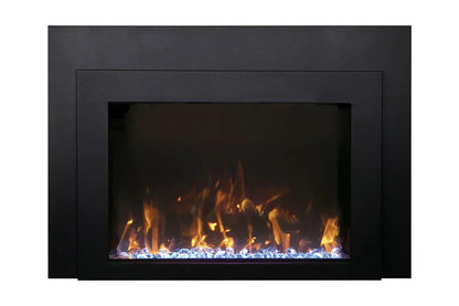 Amantii Traditional Bespoke 30-Inch Built-In Indoor/Outdoor Smart Electric Firebox Insert