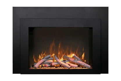 Amantii Traditional Bespoke 30-Inch Built-In Indoor/Outdoor Smart Electric Firebox Insert