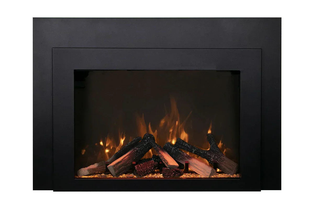 Amantii Traditional Bespoke 30-Inch Built-In Indoor/Outdoor Smart Electric Firebox Insert