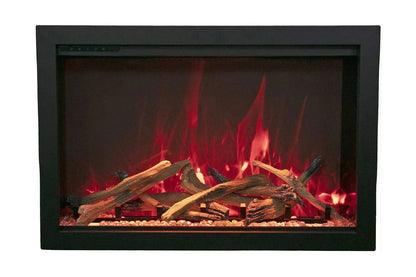 Amantii Traditional Bespoke 30-Inch Built-In Indoor/Outdoor Smart Electric Firebox Insert