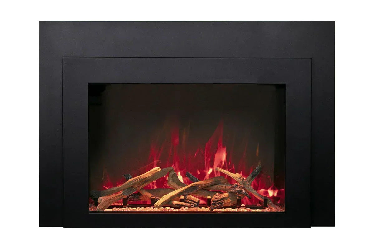 Amantii Traditional Bespoke 30-Inch Built-In Indoor/Outdoor Smart Electric Firebox Insert