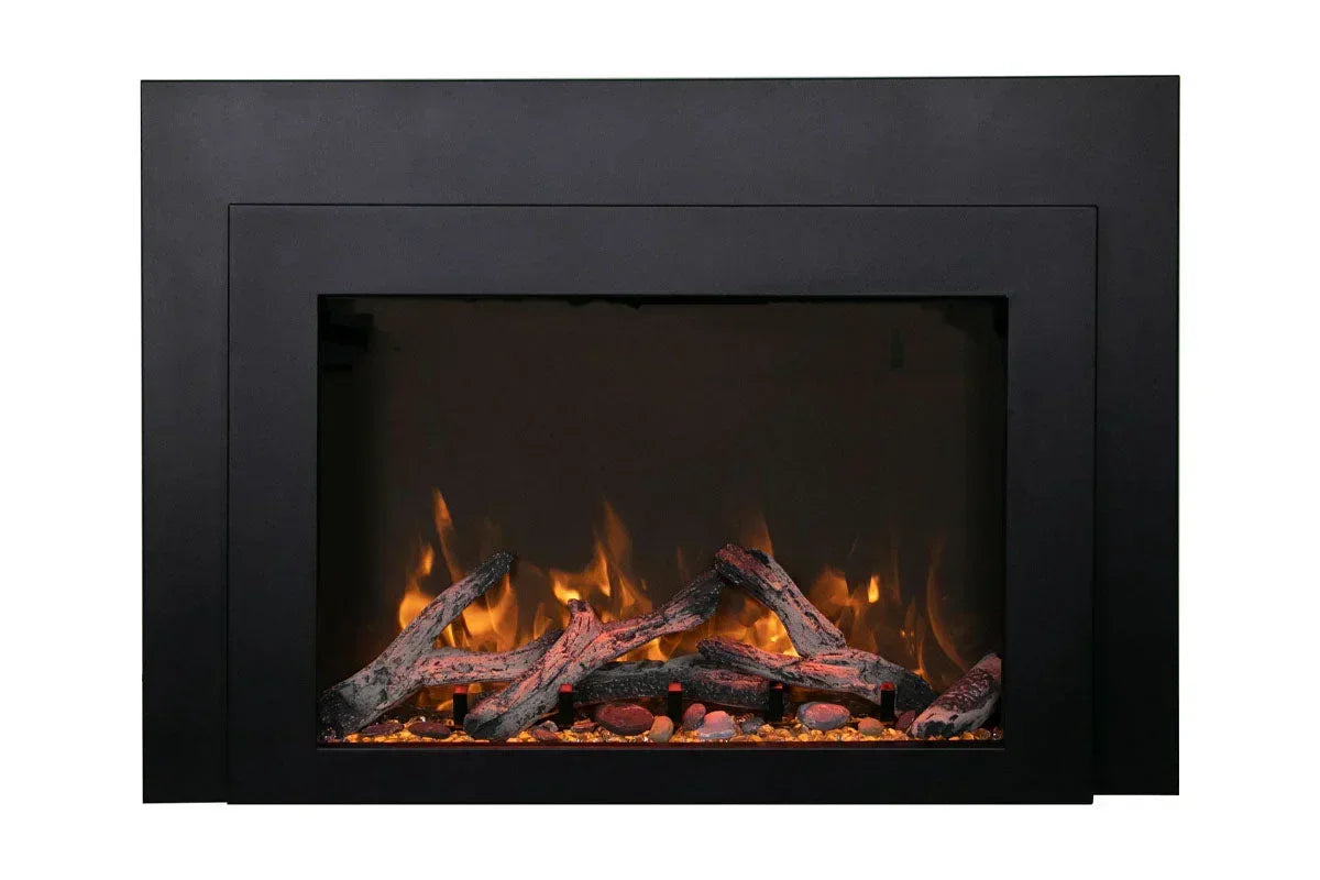 Amantii Traditional Bespoke 30-Inch Built-In Indoor/Outdoor Smart Electric Firebox Insert