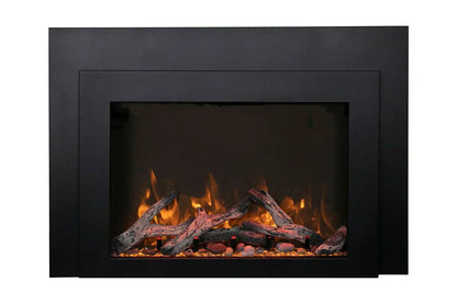 Amantii Traditional Bespoke 30-Inch Built-In Indoor/Outdoor Smart Electric Firebox Insert