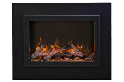 Amantii Traditional Bespoke 30-Inch Built-In Indoor/Outdoor Smart Electric Firebox Insert