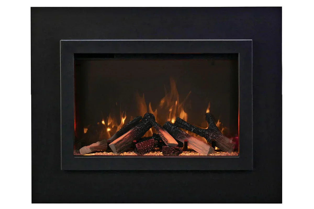 Amantii Traditional Bespoke 30-Inch Built-In Indoor/Outdoor Smart Electric Firebox Insert