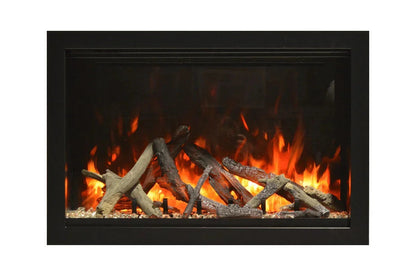 Amantii Traditional Lumina 26-Inch Built-In Indoor/Outdoor Smart Electric Firebox Insert