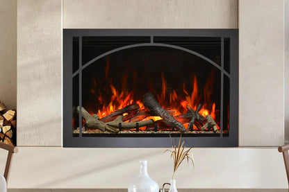 Amantii Traditional Lumina 33-Inch Built-In Indoor/Outdoor Smart Electric Firebox Insert