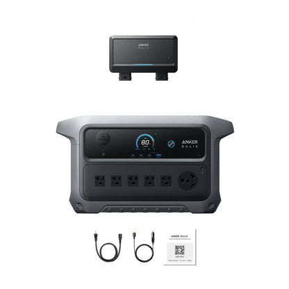 Anker SOLIX C2000 Gen 2 Portable Power Station | 2048Wh | 2400W | 800W Solar Input