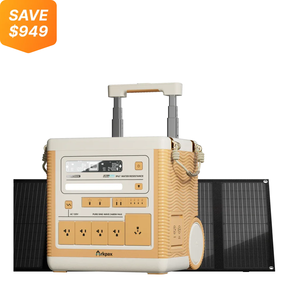 Arkpax Ark PRO 2400W: IP67 Rating Professional - Grade Portable Power Station