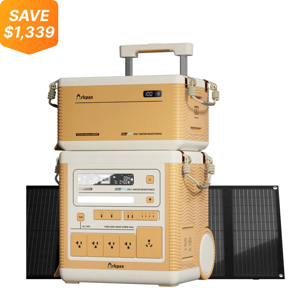 Arkpax Ark PRO 2400W: IP67 Rating Professional - Grade Portable Power Station
