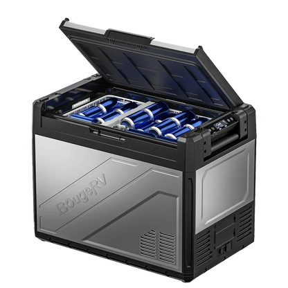 BougeRV Rocky 55QT Dual Zone 12V Portable Fridge