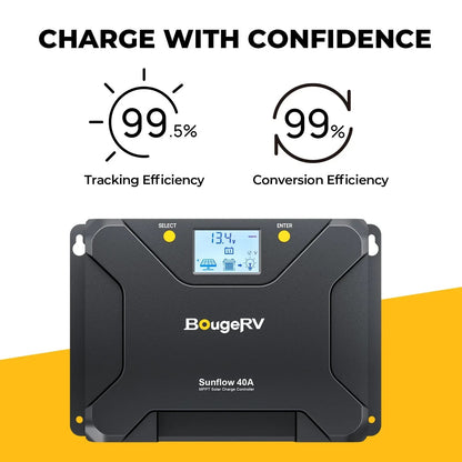 BougeRV 12V 400 Watt Arch Pro Solar System Kit