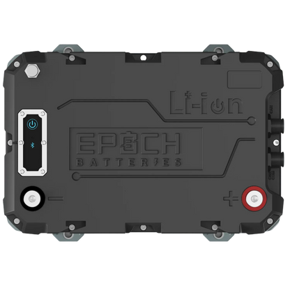 Epoch Batteries 24V 100Ah LiFePO4 Lithium Battery - Bluetooth, Heating, Waterproof