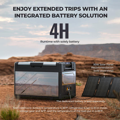BougeRV ROVER2000 Semi-Solid Portable Power Station with ROCKY Metal Fridge
