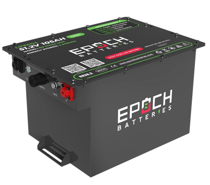 Epoch Batteries 48V 105Ah MINI - Lithium (LiFePO4) Golf Cart Battery - Complete Kit