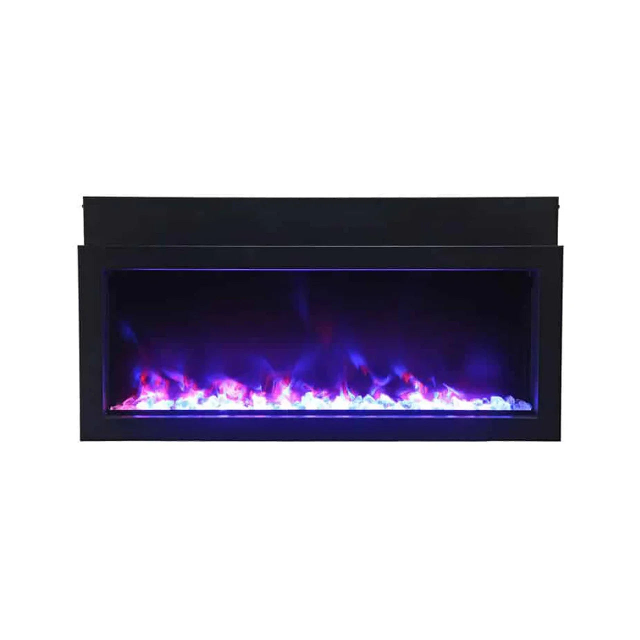 Amantii Panorama Extra Slim 40 Inch Smart Indoor or Outdoor Linear Electric Fireplace
