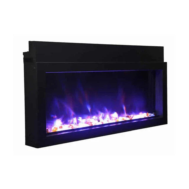 Amantii Panorama Extra Slim 60 Inch Smart Indoor or Outdoor Linear Electric Fireplace