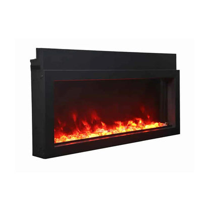 Amantii Panorama Extra Slim 50 Inch Smart Indoor or Outdoor Linear Electric Fireplace