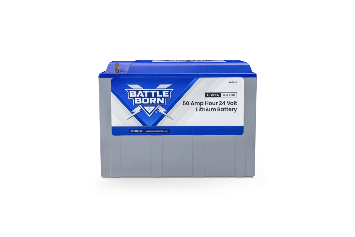 Battle Born 50Ah 24V LiFePO4 Deep Cycle Battery