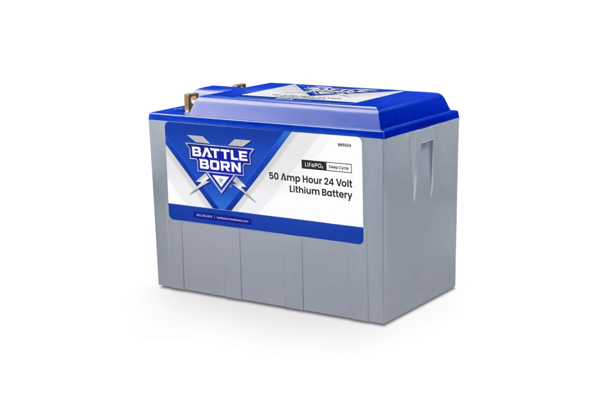 Battle Born 50Ah 24V LiFePO4 Deep Cycle Battery