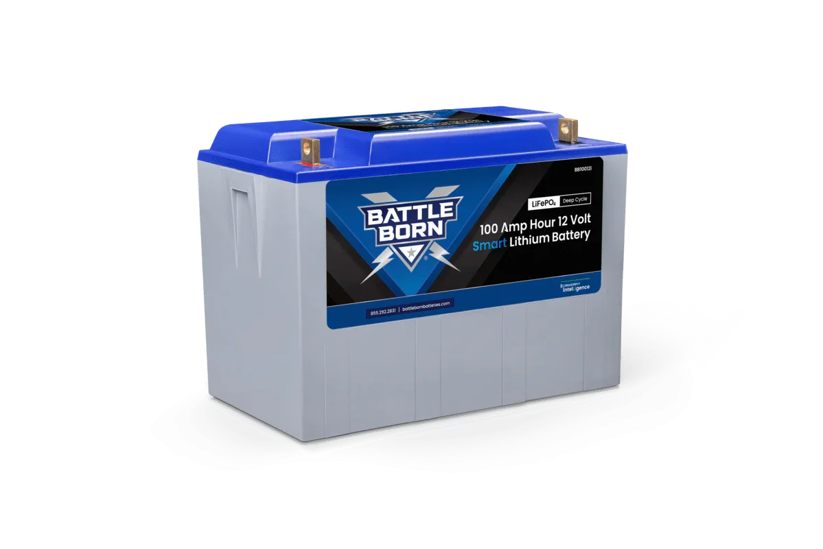 Battle Born 100Ah 12V Smart LiFePO4 Deep Cycle Battery