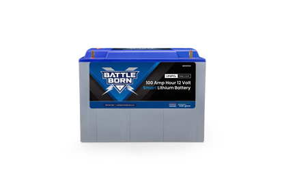 Battle Born 100Ah 12V Smart Heated LiFePO4 Deep Cycle Battery Kit