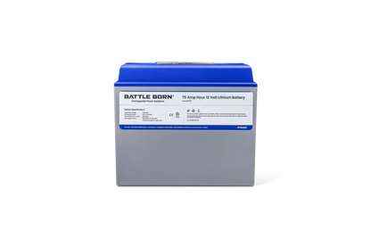 Battle Born 75Ah 12V Group 24 LiFePO4 Deep Cycle Battery