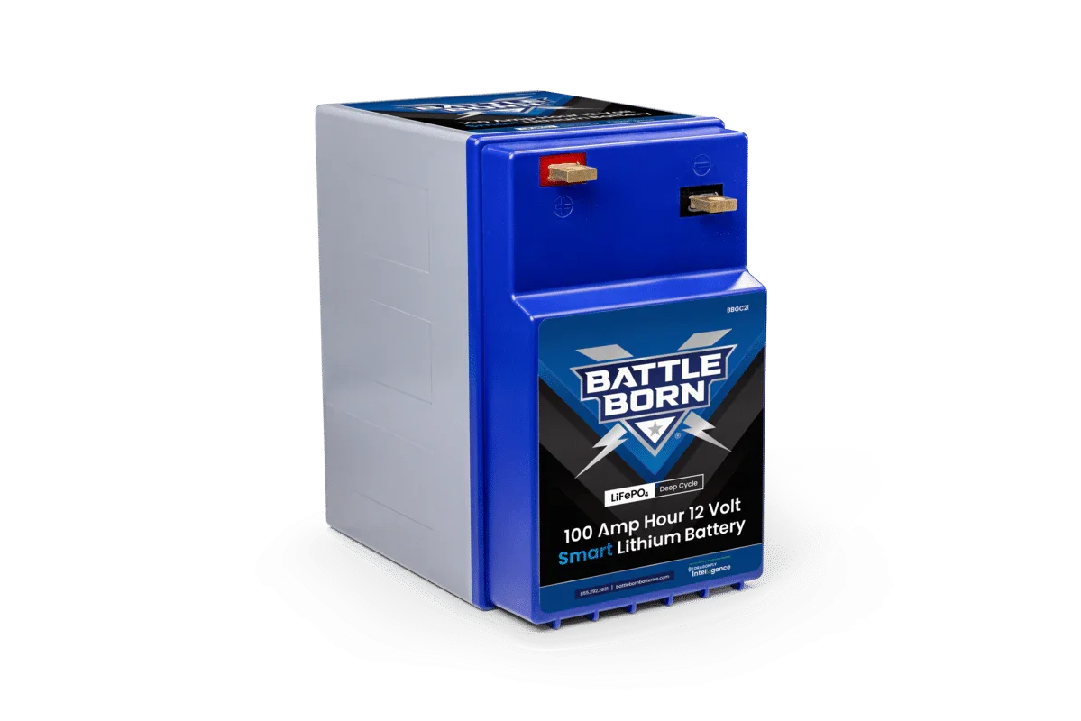 Battle Born 100Ah 12V GC2 Smart LiFePO4 Deep Cycle Battery
