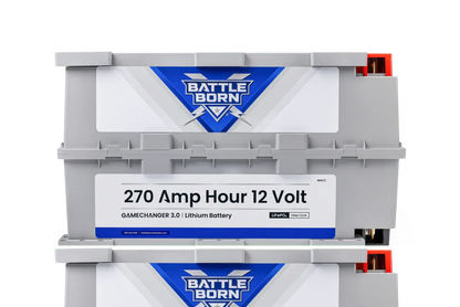 Battle Born 270Ah 12V LiFePO4 Deep Cycle GC3 Battery