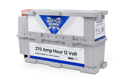 Battle Born 270Ah 12V LiFePO4 Deep Cycle GC3 Battery