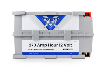 Battle Born 270Ah 12V GC3 LiFePO4 Heated Battery Kit