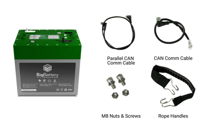 BigBattery 48V EAGLE 2 | LiFePO4 | 32Ah | 1.63kWh | Golf &amp; Utility Cart Battery