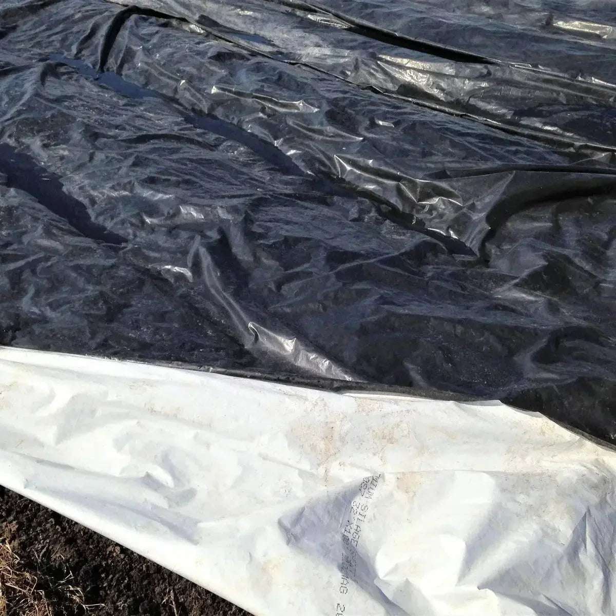 Bootstrap Farmer Silage Tarp - 6 mil Reversible Black & White