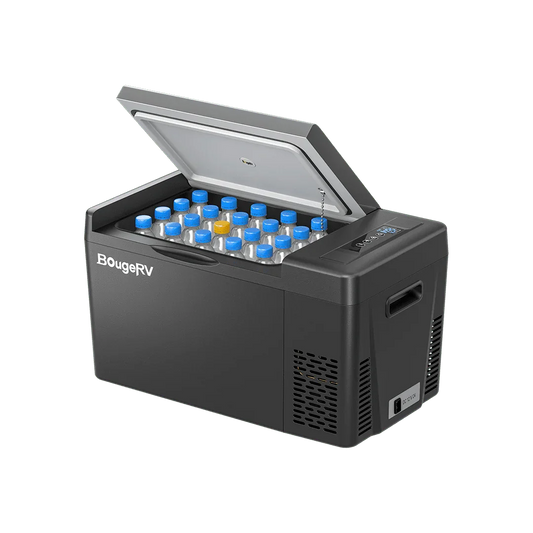 BougeRV 12V 23 Quart Portable Fridge Black For Travel