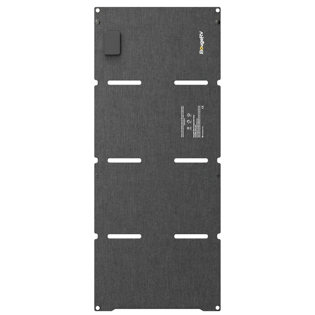 BougeRV 50W Fiberglass Flexible Portable Solar Panel