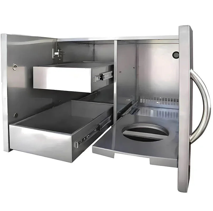 Cal Flame 30 Inch Door & Drawer Combo - BBQ11840P-30