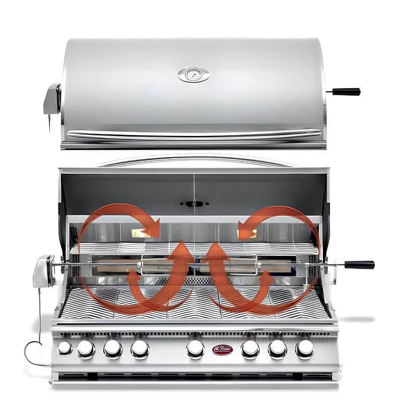 Cal Flame Convection 40 Inch 5 Burner Built In Grill