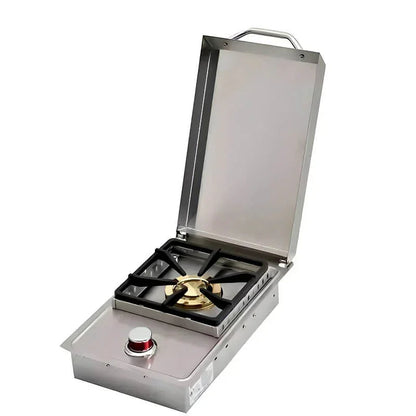 Cal Flame Carmel Q 8 Ft. L-Shaped Outdoor BBQ Kitchen Island - BBK870