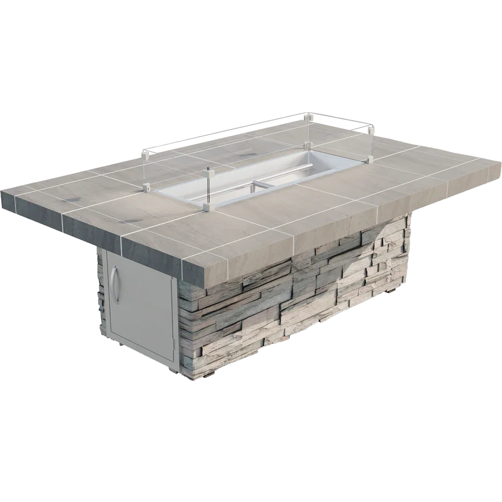 Cal Flame Mojave Modern Outdoor Gas Fire Pit FPT-RT601M