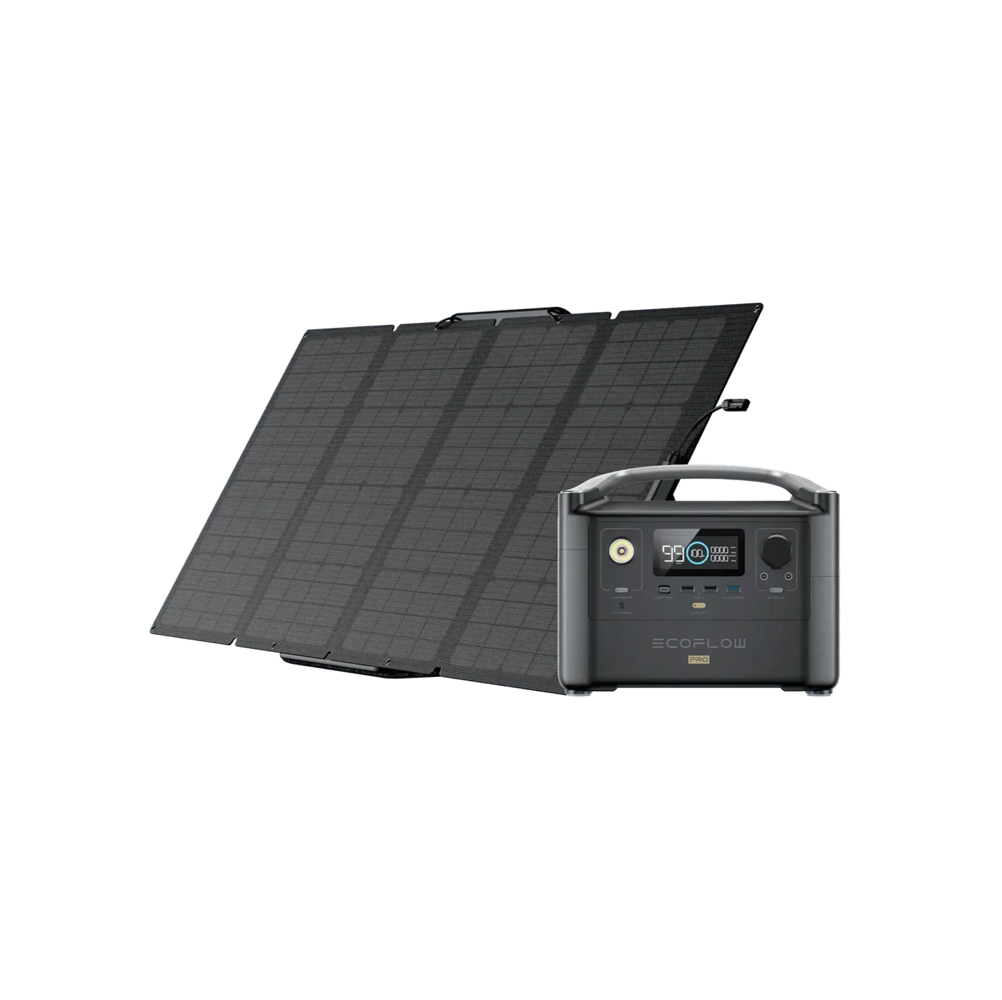 EcoFlow RIVER 2 Pro + 1*160W Portable Solar Panel