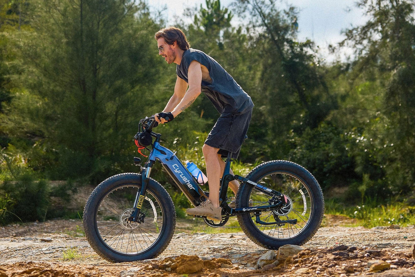Cyrusher Roam Step-Thru Full-Suspension E-Bike