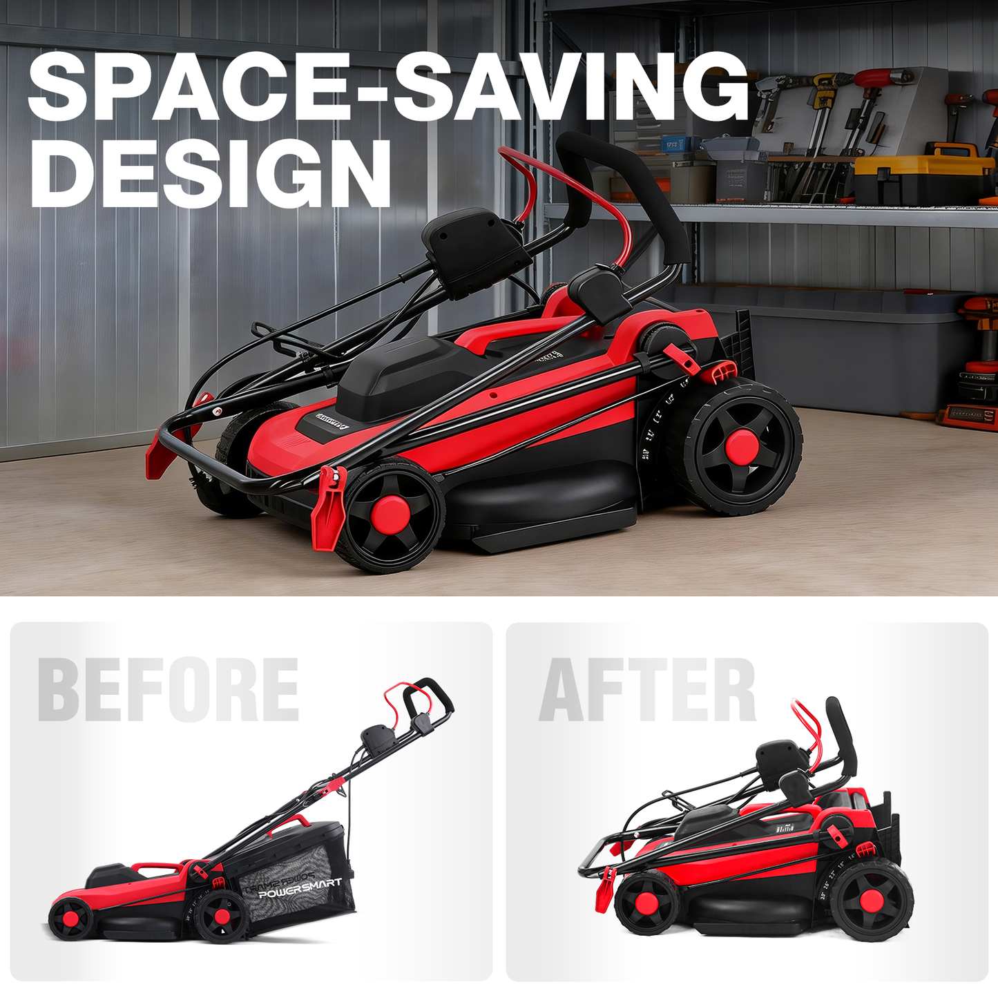14" 15Amp Electric Corderd Push Lawn Mower DB8015