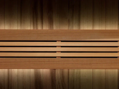 Golden Designs Osla Traditional Sauna – Canadian Red Cedar Interior and Pacific Premium Clear Cedar Exterior | GDI-7689-02 / 2025 Osla | 6 Person