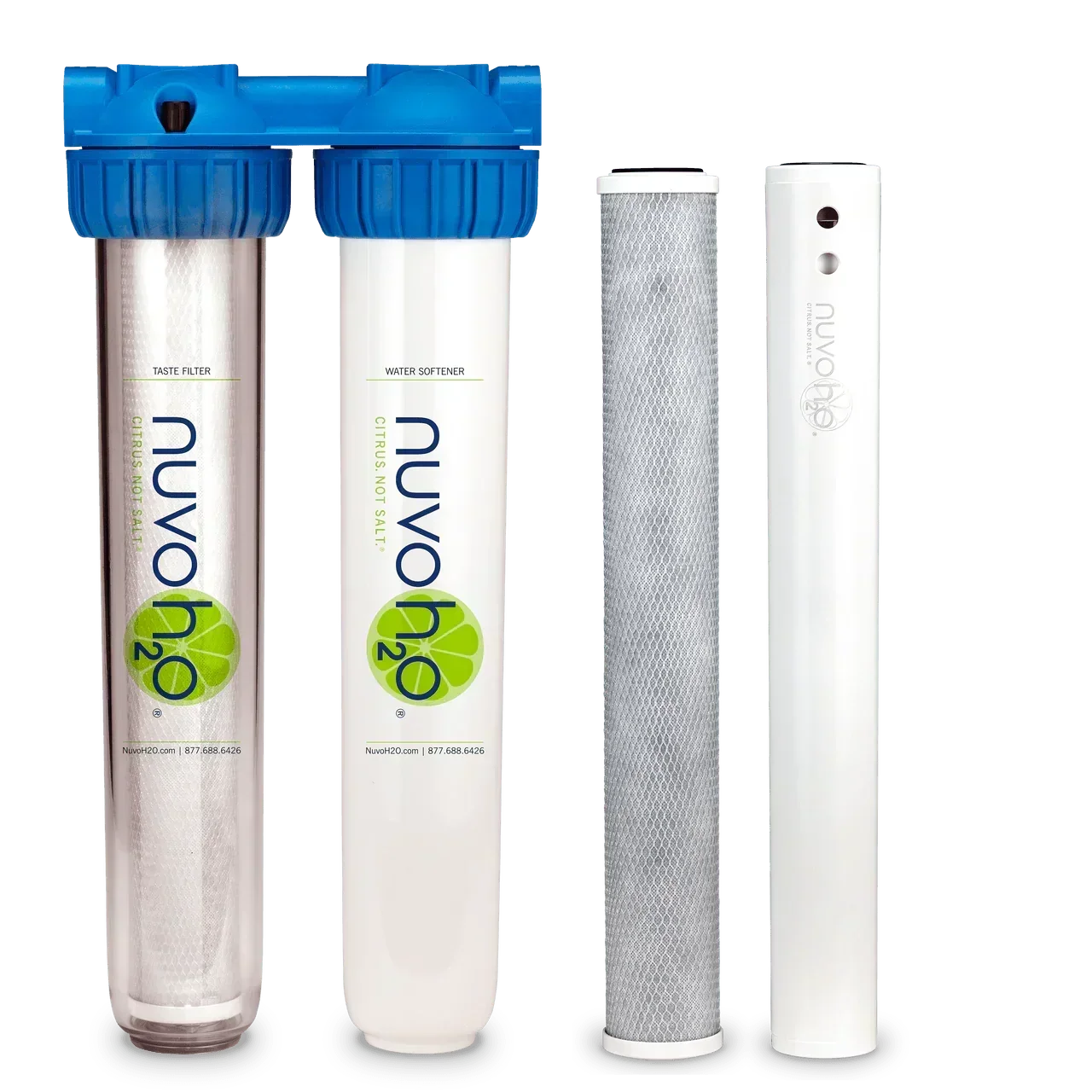 NuvoH2O Home Duo Water Softener + Taste Filter System