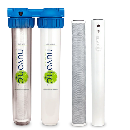 NuvoH2O Home Duo Water Softener + Taste Filter System