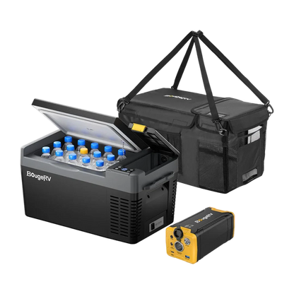 BougeRV CRPRO20 21QT 12V Portable Refrigerator Kit