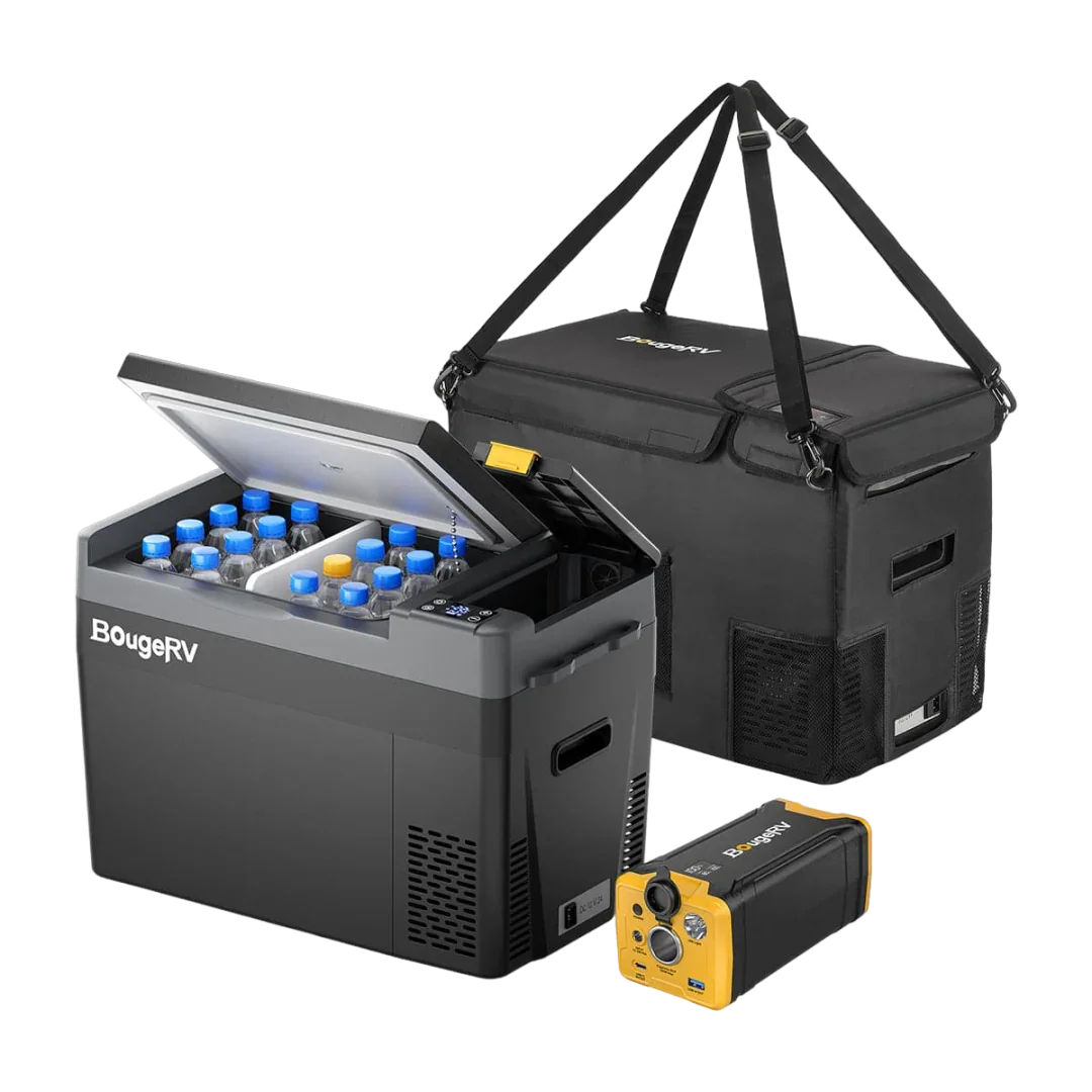 BougeRV CRPRO30 30 Quart 12V Portable Car Fridge Kit