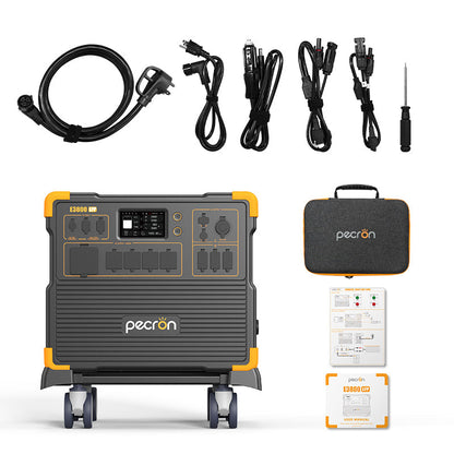 PECRON E3800LFP Portable Power Station 4200W 3840Wh