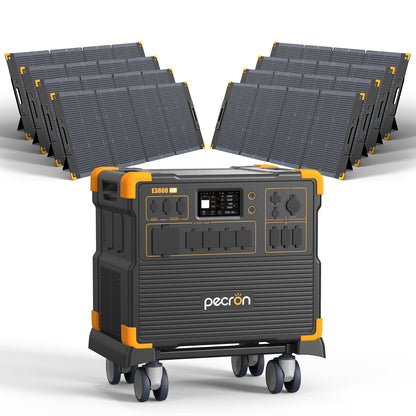 PECRON E3800LFP Portable Power Station 4200W 3840Wh