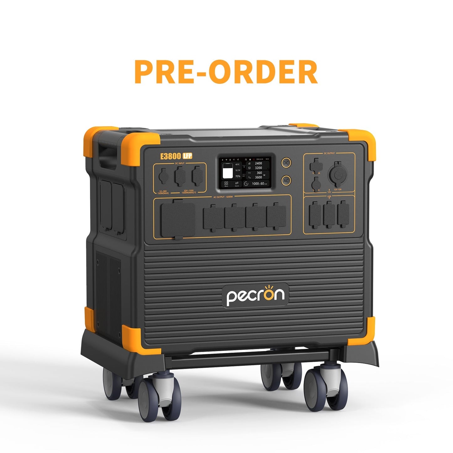 PECRON E3800LFP Portable Power Station 4200W 3840Wh